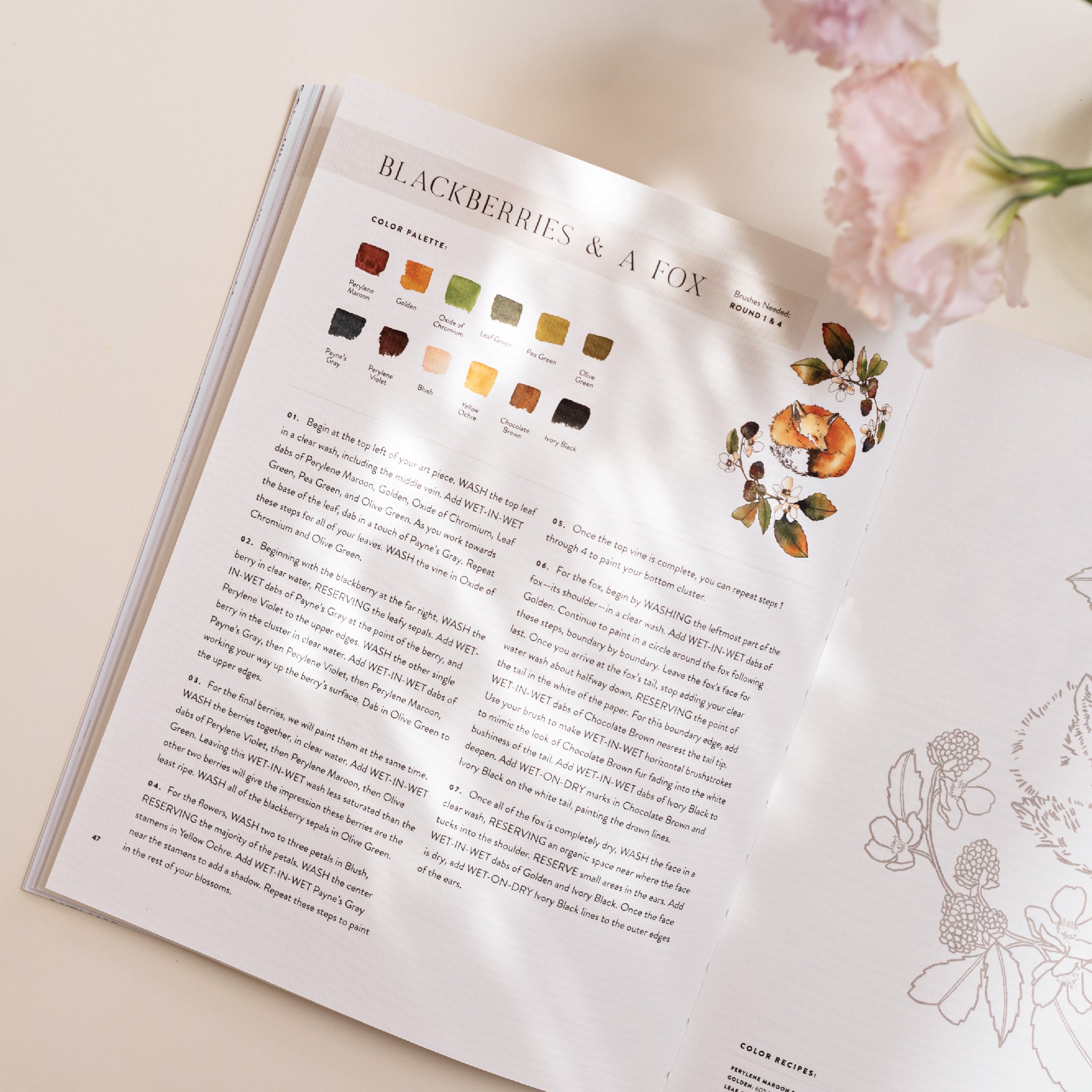Watercolor Workbook: 30-Minute Beginner Botanical Projects – Drunkdreamss  Art Boutique