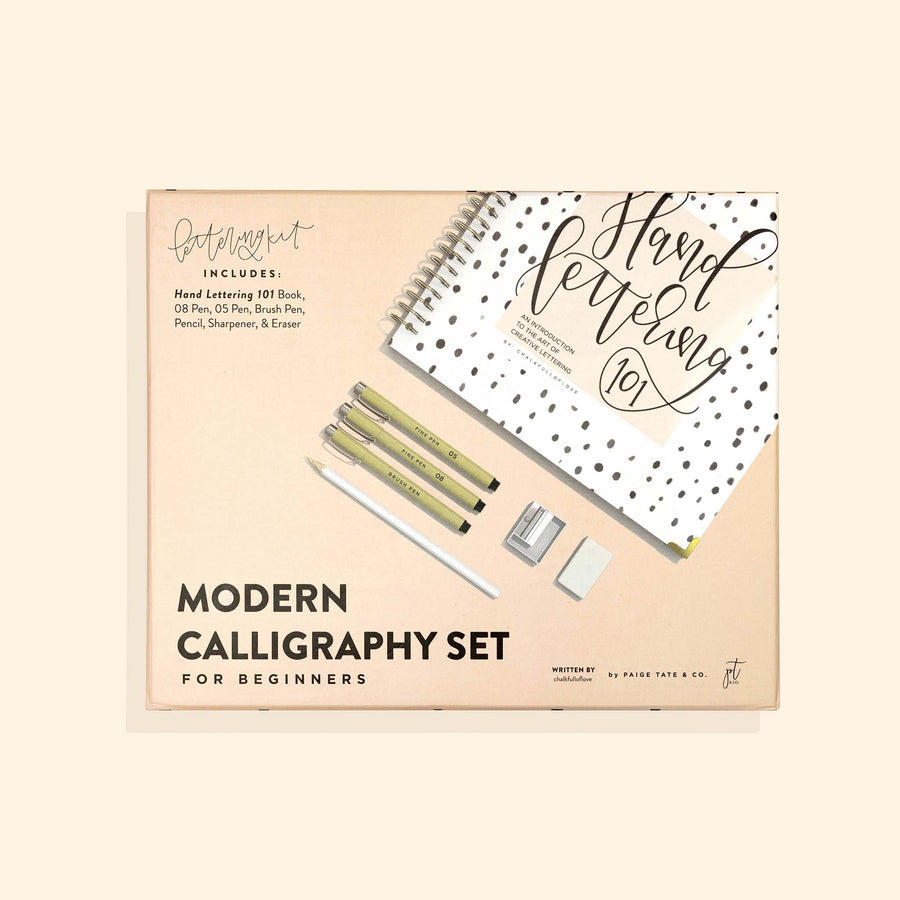 Beginners Modern Calligraphy Kit, Learn Calligraphy