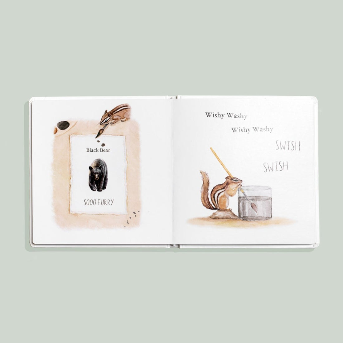 Wishy Washy: A Board Book of First Words and Colors – Paige Tate and Co.